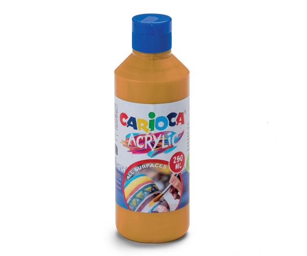 Acrylic 250ml-s akril festék arany színben - Carioca