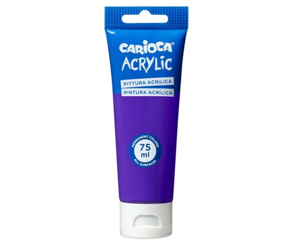 Acrylic 75ml-s akril festék lila színben - Carioca