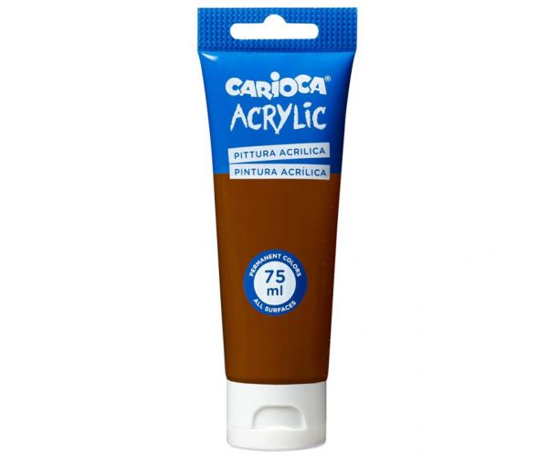 Acrylic 75ml-s akril festék barna színben - Carioca