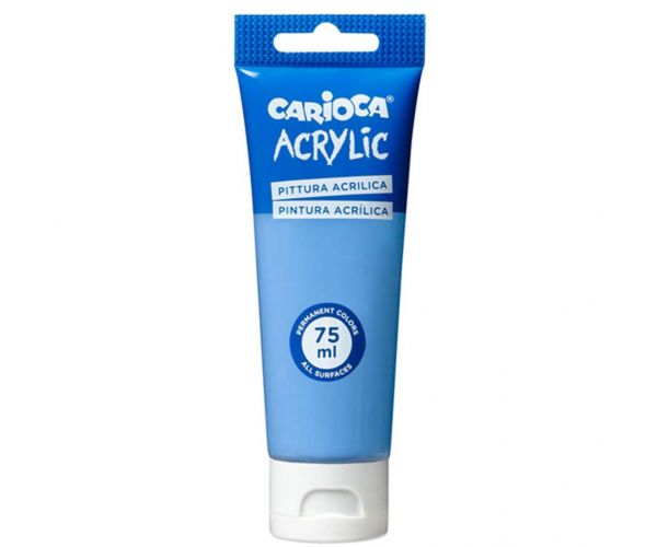 Acrylic 75ml-s akril festék világos kék színben - Carioca