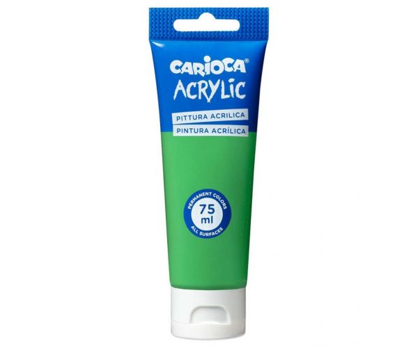 Acrylic 75ml-s akril festék élénkzöld színben - Carioca