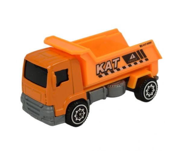 Alloy Car: 6db-os építőipari teherautó szett 8cm
