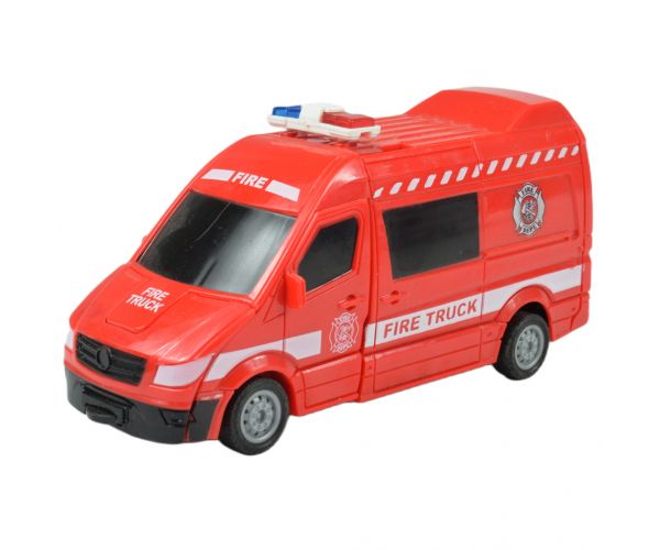 Ambulance: Robottá alakuló mentőautó kétféle változatban 13cm