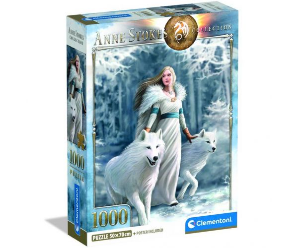 Anne Stokes – Tél őrzői 1000 darabos puzzle - Clementoni