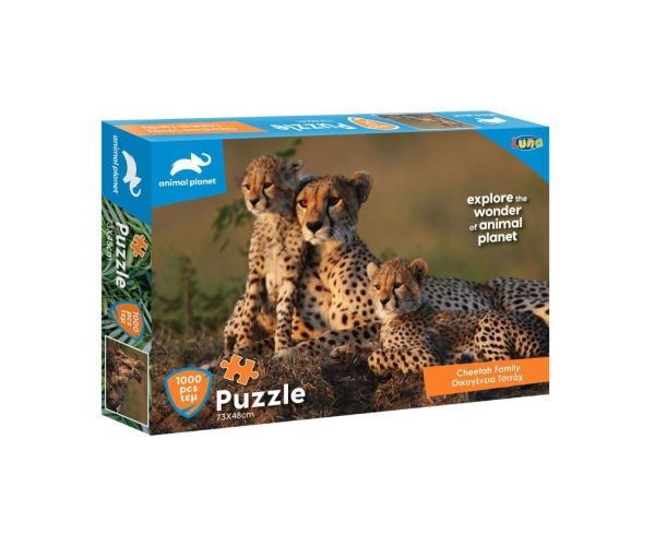 Animal Planet: Gepárd család 1000db-os puzzle