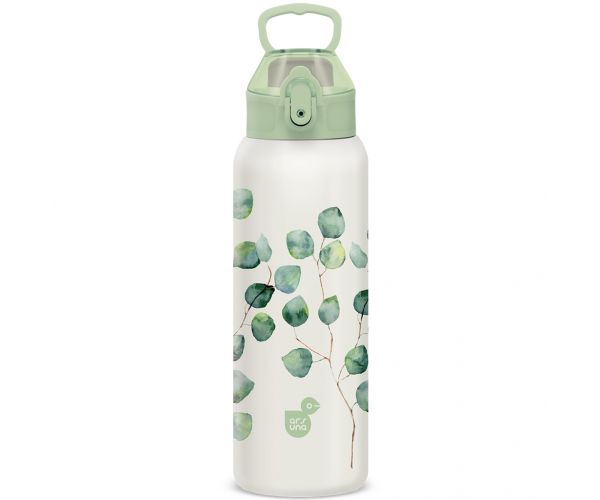 Ars Una: 3D Botanic Leaf duplafalú fémkulacs 700ml