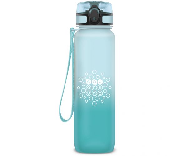 Ars Una: BPA-mentes színátmenetes motivációs kulacs matt - 1000 ml - Ice