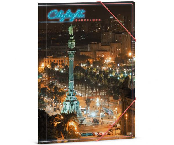 Ars Una: Citylight Barcelona A/4 gumis dosszié