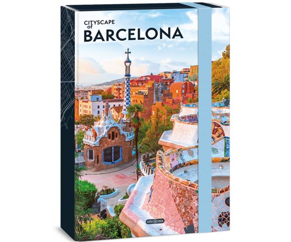 Ars Una: Cityscape-Barcelona A/4 füzetbox