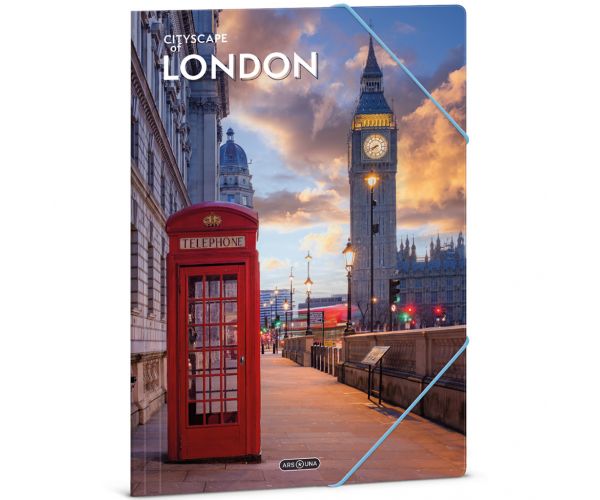 Ars Una: Cityscape of London gumis mappa A/4