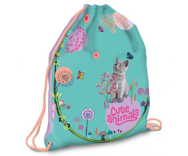 Ars Una: Cute Animails - Kitten cicás tornazsák, sportzsák 32x42cm