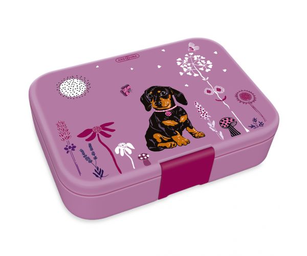 Ars Una: Cute Animals Puppy kutyusos osztott uzsonnás doboz 15,3×21,6×5,2cm