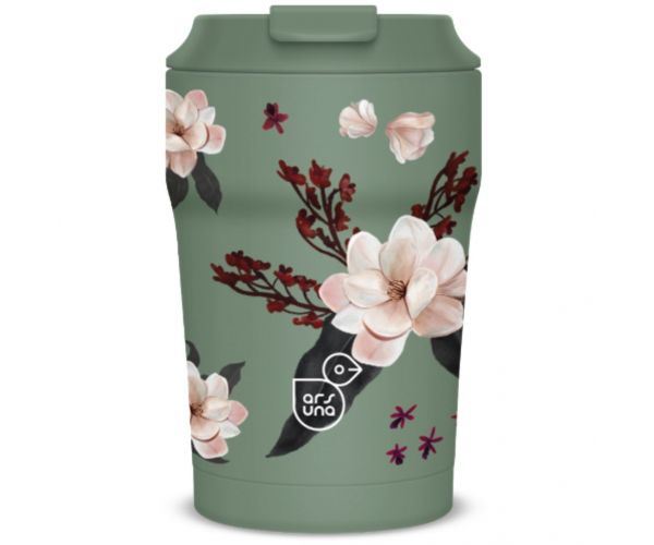 Ars Una Flowery Green thermo bögre 350ml