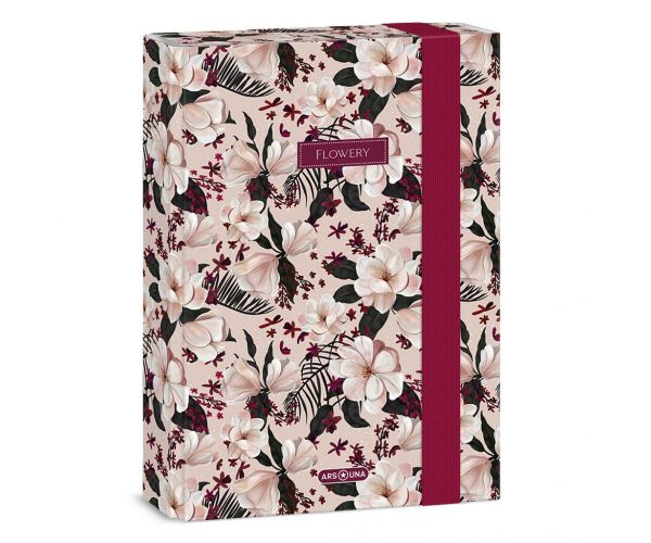 Ars Una: Flowery Pink A/5 füzetbox