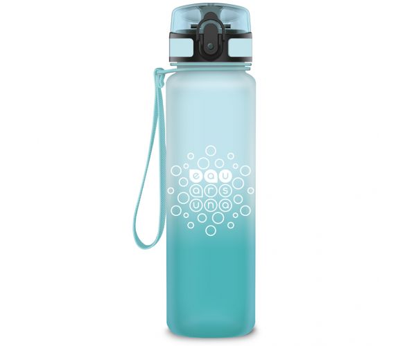 Ars Una: Ice fehér-világoskék színátmenetes matt BPA-mentes kulacs 600 ml