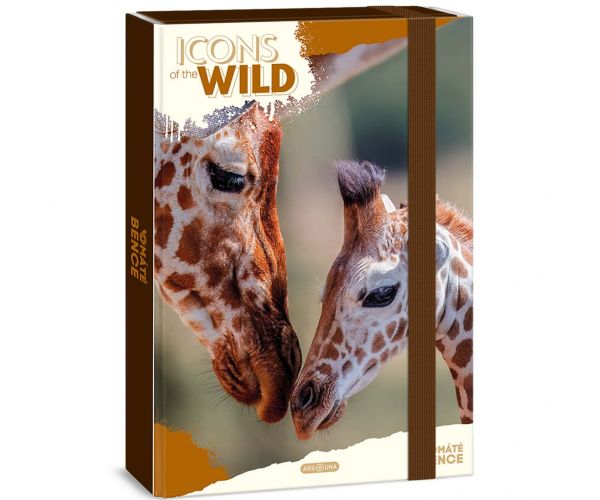 Ars Una: Icons of the Wild Giraffes A/4 füzetbox