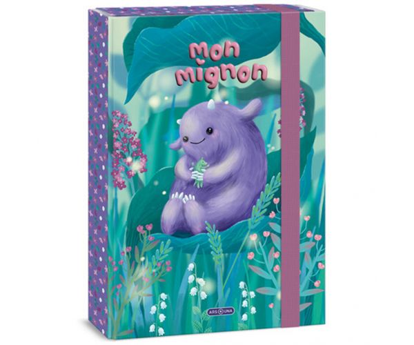 Ars Una Mon Mignon gumis füzetbox A/4-es