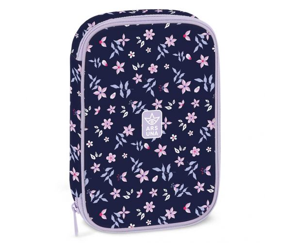 Ars Una: Navy Bloom többszintes tolltartó 15,5x22,5x4,5cm