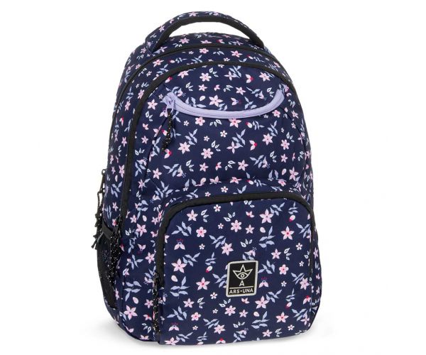 Ars Una: Navy bloom AU-6 iskolatáska, hátizsák 34x45x26cm