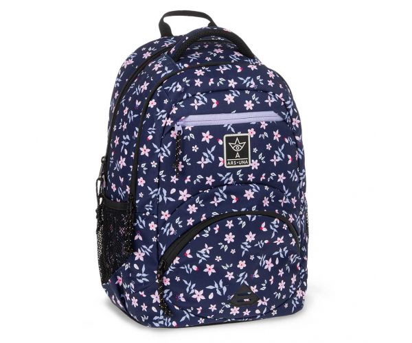 Ars Una: Navy bloom ergonomikus iskolatáska, hátizsák 27L