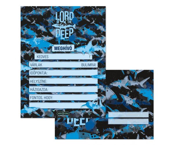 Ars Una: Lord of the Deep 10 db-os meghívó szett borítékkal