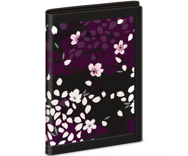 Ars Una: Sakura virágos pénztárca 9x12,5x2cm