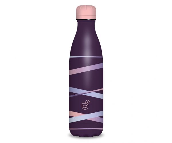 Ars Una: Ribbon purple duplafalú fémkulacs 500ml