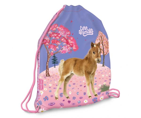 Ars Una: Cute Animals Horse tornazsák, sportzsák 32x42cm