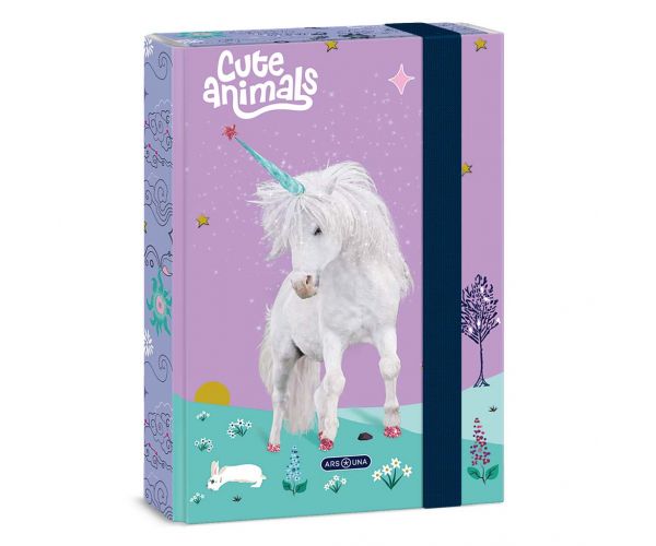 Ars Una: Cute Animals Unicorn A/5 füzetbox
