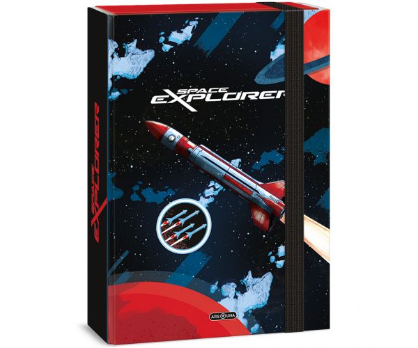 Ars Una: Space explorer gumis füzetbox A/4
