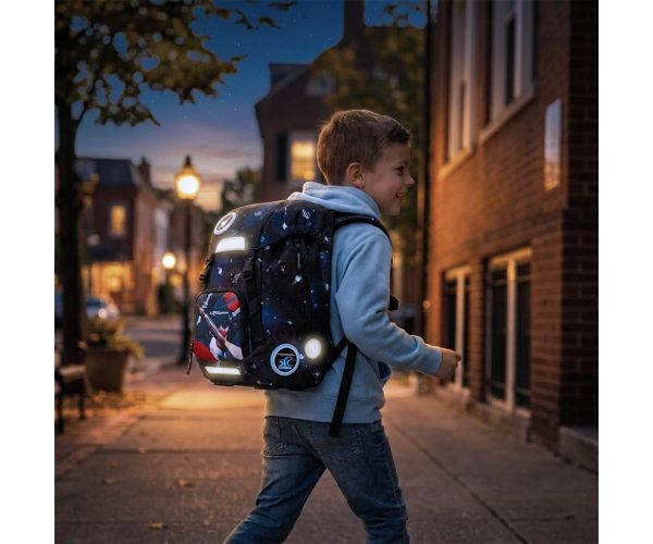 Ars Una: Space explorer easy-pack iskolatáska, hátizsák 27x38x18cm