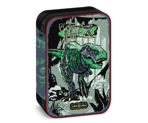 Ars Una: T-rex többszintes tolltartó 15,5x22,5x4,5cm