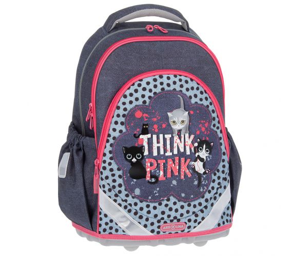 Ars Una: Think-Pink anatómiai iskolatáska, hátizsák 33x42x21cm