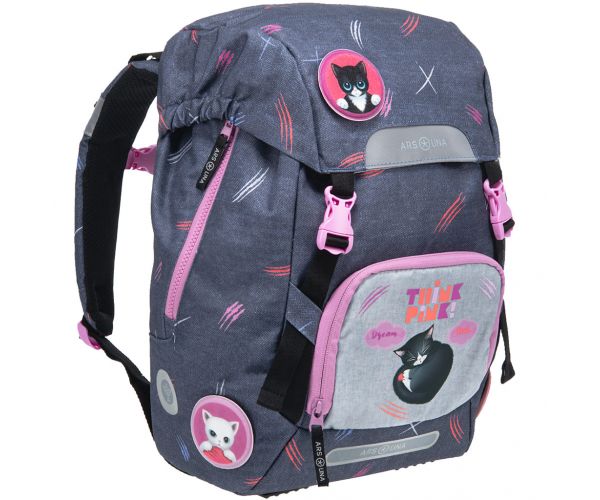 Ars Una: Think Pink easy-pack iskolatáska, hátizsák 27x38x18cm
