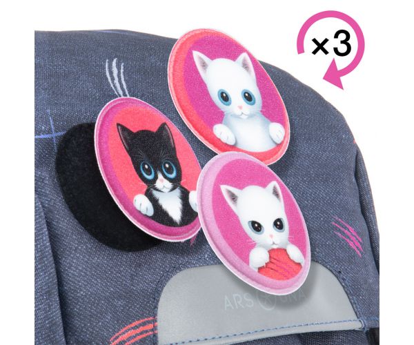 Ars Una: Think Pink easy-pack iskolatáska, hátizsák 27x38x18cm