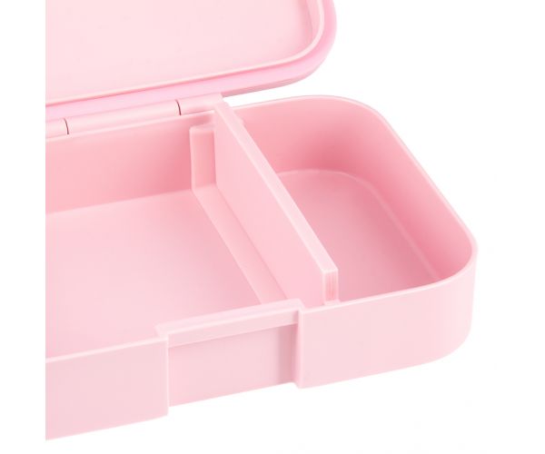 Ars Una: Think Pink cicás osztott uzsonnás doboz 15,3×21,6×5,2cm