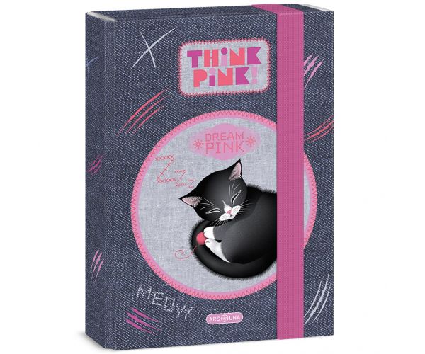 Ars Una: Think Pink cuki cicás füzetbox A/5