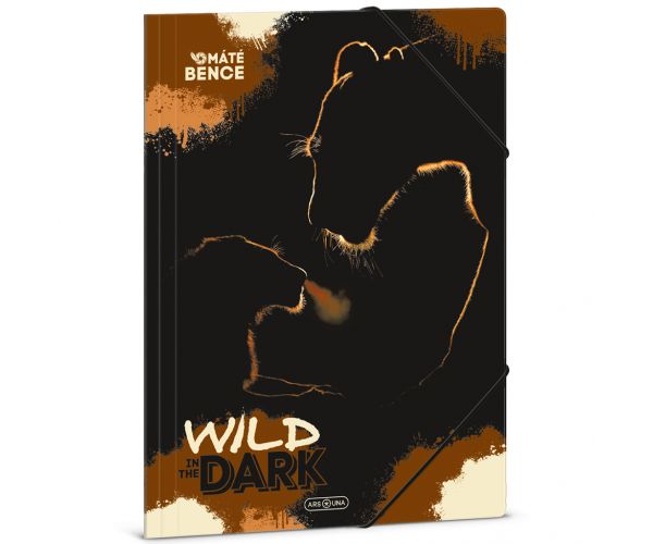 Ars Una: Wild in the dark oroszlánok gumis dosszié A/4-es méret
