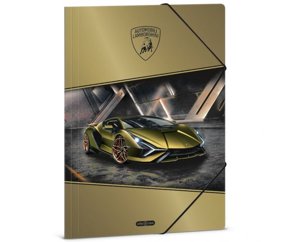Ars Una: Sárga Lamborghini gumis dosszié A/4-es méret