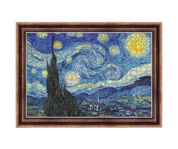 ArtFrame: Van Gogh - Csillagos éj 500db-os puzzle kerettel - Trefl