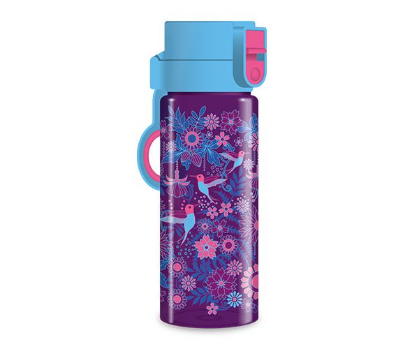 Ars Una: Catalina Estrada lila, virágos BPA mentes kulacs 475ml