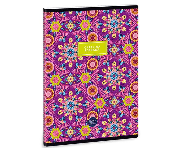 Ars Una: Catalina Estrada mandala extra kapcsos vonalas füzet A/5
