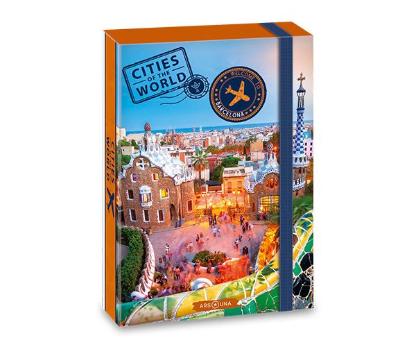 Ars Una: Cities of the World Barcelona városképe füzetbox A/5-ös