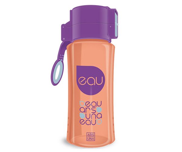 Ars Una: Lila és narancs BPA mentes kulacs 450ml