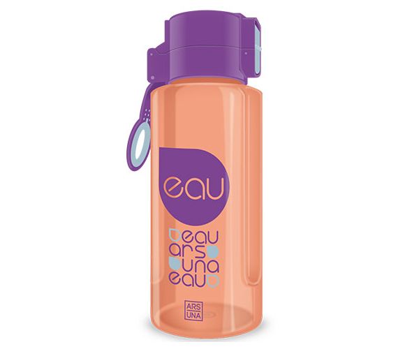 Ars Una: Lila és narancs BPA mentes kulacs 650ml