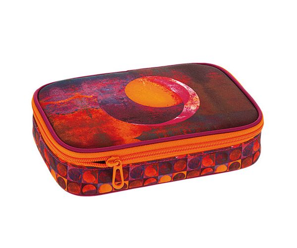 Ars Una: Orange Moon többszintes kihajtható tolltartó 22,5x15,5x4,5cm