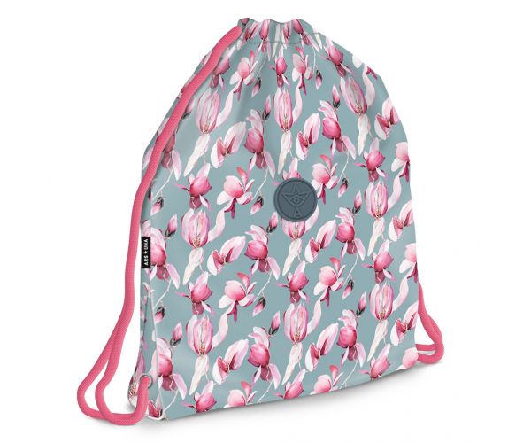 Ars Una: Rosy Magnolia mintás tornazsák, sportzsák 32x42cm
