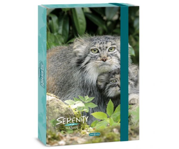 Ars Una: Serenity Manul A4-es füzetbox 4cm-es gerincvastagsággal