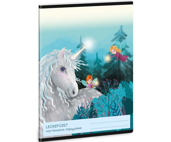 Ars Una: Stardust - Unikornis mintás leckefüzet 38 lapos A/5