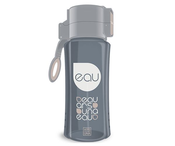 Ars Una: Világos szürke BPA mentes kulacs 450ml